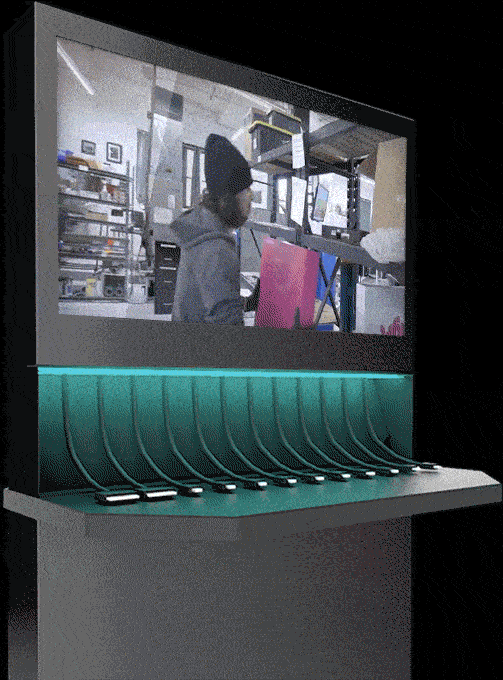 Cell Phone Charging Kiosk