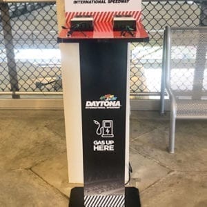 daytona international speedway charging station powermethod