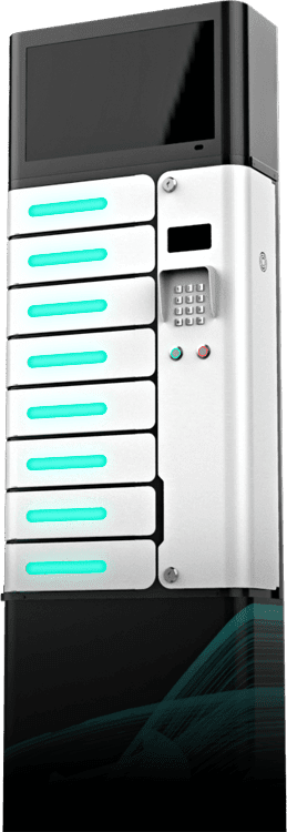 8 Chamber Cell Phone Charging Locker
