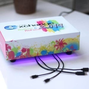 inbox charging station tabletop unit