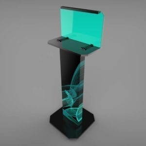 PowerMethod Plus charging kiosk angled view