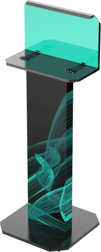 PowerMethod Plus charging kiosk branded wrap