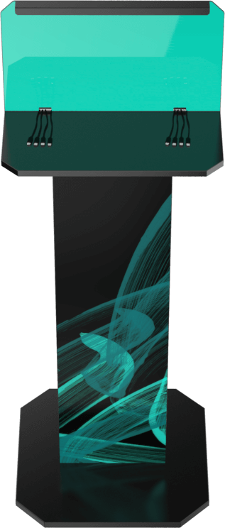 PowerMethod Plus charging kiosk standing front view
