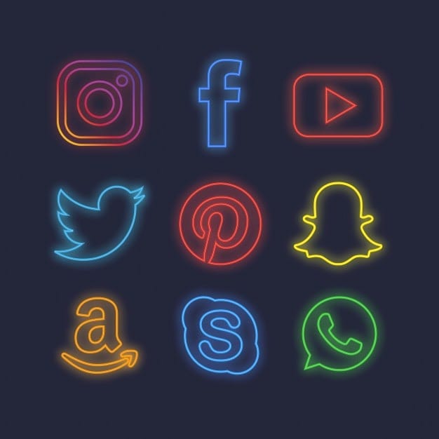 social media icons
