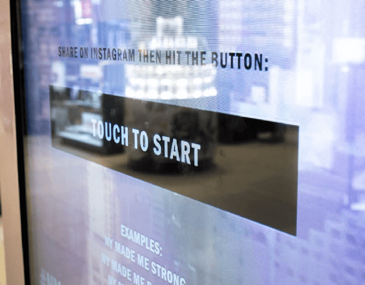Social media powered vending machine