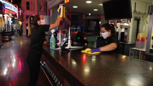 store cleaning